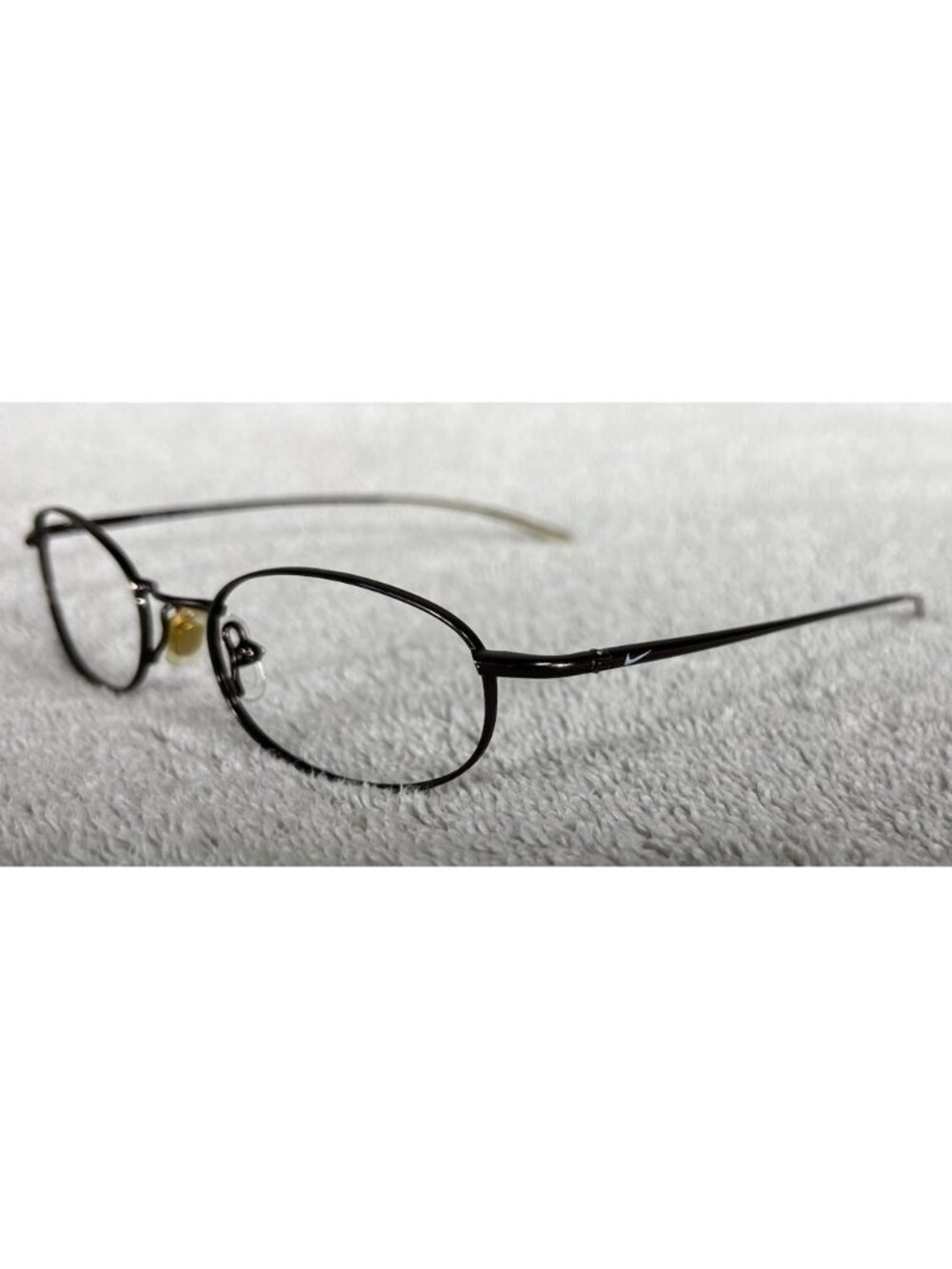 Nike 4050 211 Round Oval Brown Slim Metal Eyeglasses Frames Flexon 49-19-140